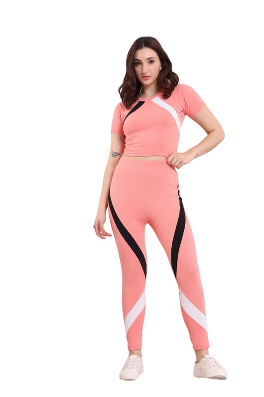 tracksuit for woman round neck top & bottom set tracksuit for woman round neck top & bottom set